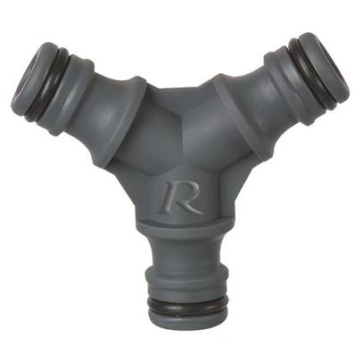 Raccord triple male pour raccordement tuyau arrosage