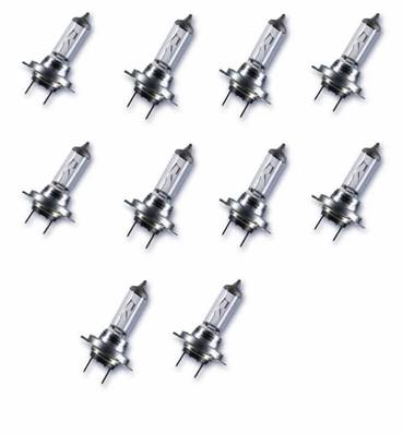 Lot de 10 ampoules H7 12V 55W blanche pour tous type de voiture auto