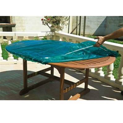 Housse de protection pour plateau dessus de table exterieur 200 x 100 cm