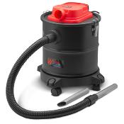 Aspirateur avale cendre avec moteur 1200W - 20L - 17Kpa avec soufflerie et roues - Filtre Hepa