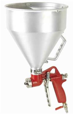 Pistolet à crepir pneumatique cuve alu 5 litres