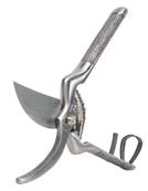 Secateur de jardin en fer forgé - lame courbe - 230 mm