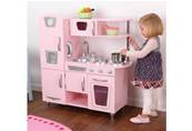 Cuisine dinette de princesse rose avec four et evier