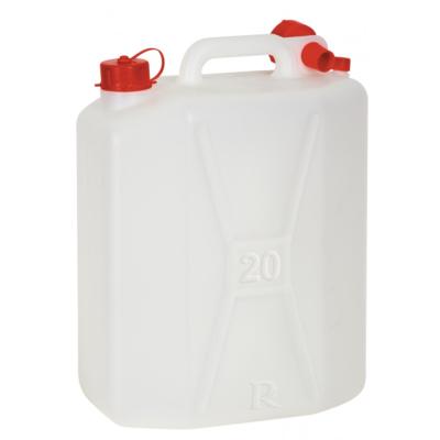 Jerrican alimentaire 20 litres pour van, caravane, camping et centre de vacances