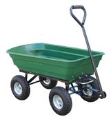 Chariot de jardin avec benne basculante - charge 250 kilos - roue gonflable