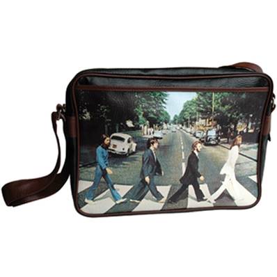  Sac besace Beatles - Abbey Road - Noir et marron