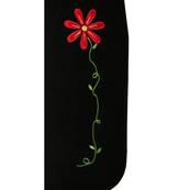 Tapis pour sol de voiture 4 pieces brodée fleur (Marguerite)