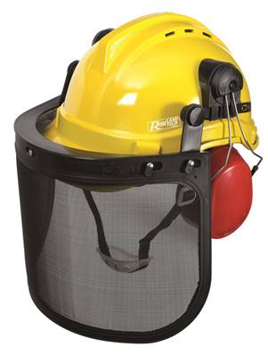 Casque de protection forestier PRO (visiere - casque - anti bruit) 