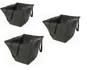 Lot de 3 sacs de déchets 300L taille XXL en PP 230g/m² - ultra résistant