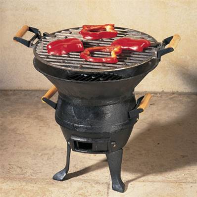 Barbecue de table - Brasero en Fonte 