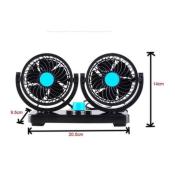 Double ventilateur pour voiture - camion 12V - pour conducteur et passager