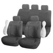 jeu de housses universelles PRESIDENT gris - 5 pieces - pour voiture