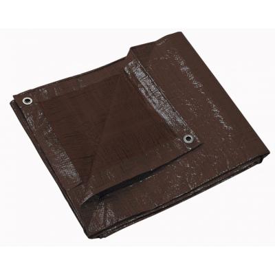 Bache spéciale pour couvrir le bois de chauffage marron - 2x3 m  - 120 grs