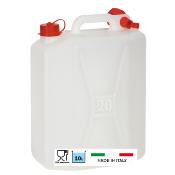 Jerrican alimentaire 20 litres pour van, caravane, camping et centre de vacances