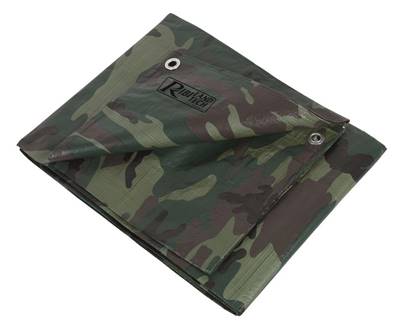 Bache de protection camouflage miltiaire impermeable 3,6 x 5 m