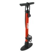 Pompe à pieds pour vélo avec manomètre - gonflage rapide et efficace