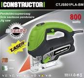 Scie sauteuse Laser pendulaire 800W CONSTRUCTOR 