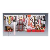 2 panneaux mural porte outils avec 34 accessoires pour ateliers