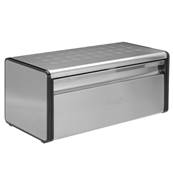 Boite a pain design inox taille XL 40 x 20 x 18 cm 