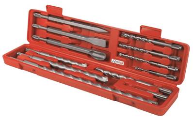 Coffret 12 pieces SDS burins foret pointerolle pour perforateur