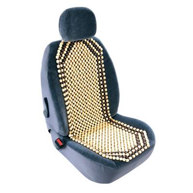 Couvre siege universel pour siege de voiture bille en bois