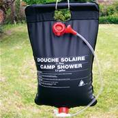 Douche solaire de camping et voyage 15 litres