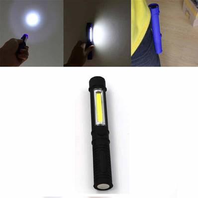 Lampe stylo de poche mini torche LED avec embout magnétique 2 eclairages