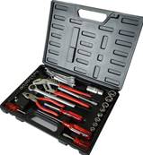 Coffret mallette boite à outils complet 40 pièces marteau pince tournevis