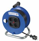 Rallonge electrique enrouleur de cable 40 metres 3500W + 4 prises