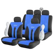 Housse pour siege de voiture fractionnable bleu et noir Cool